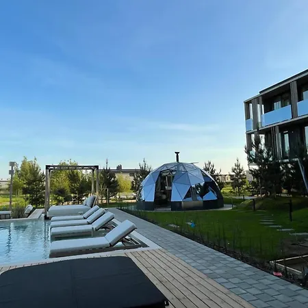 Sveciu Namai Vaivorykste Apartament Połąga